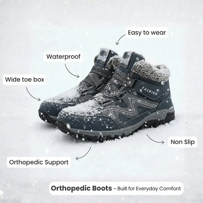 Women's Waterproof Boots with Supportive Design and Durable Sole