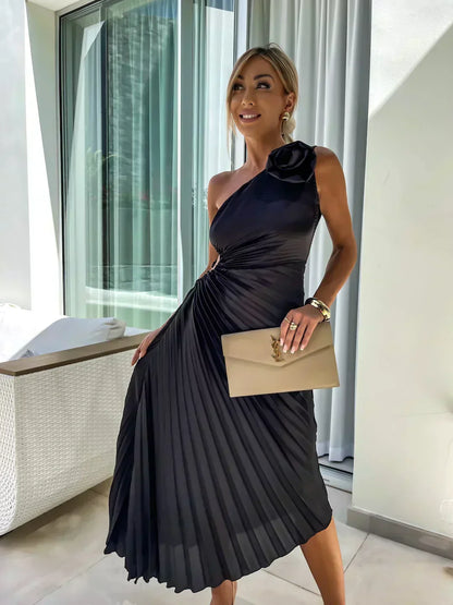 Captivating Floral Wedding Dress for Women – Soft Chiffon Flowing Silhouette Dress