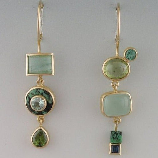 Women's Vintage-Inspired Earrings with Unique Design and Timeless Appeal