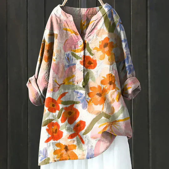 Women's Relaxed Fit Top with Lightweight Fabric and Breathable Design