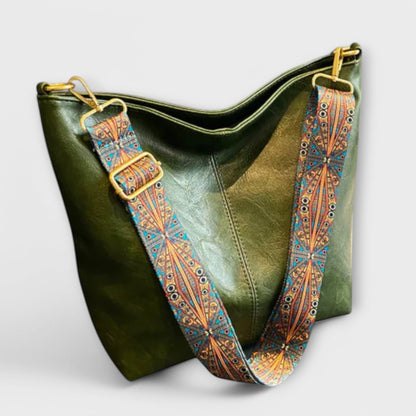 Women's Shoulder Bag with Unique Strap and Versatile Design