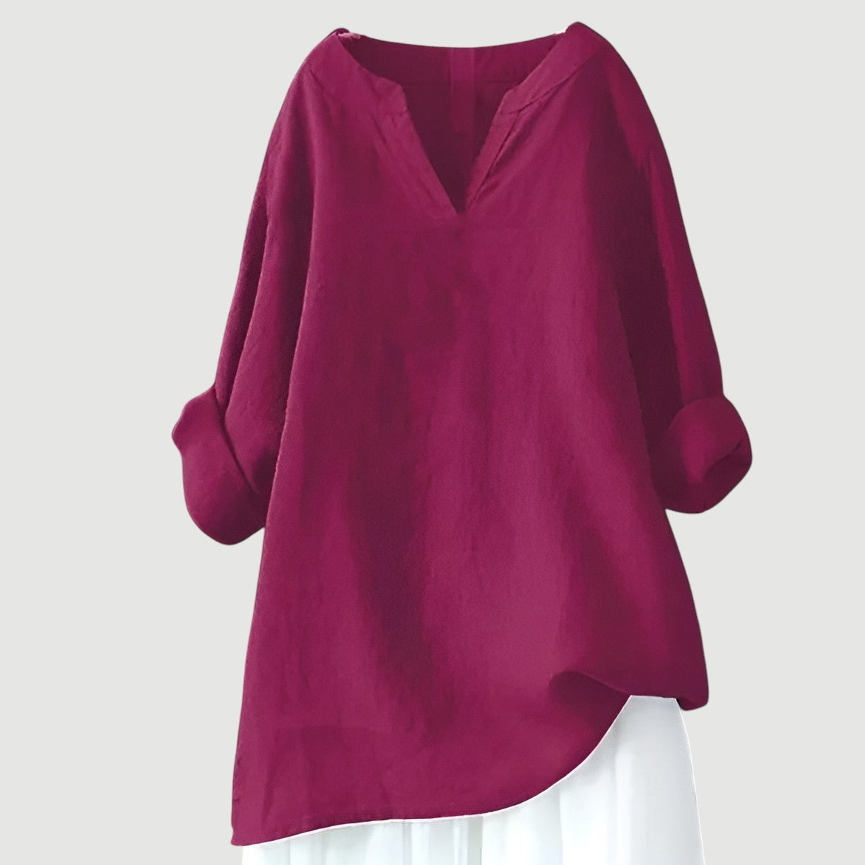 Women's Lightweight Summer Top with Breathable Fabric and Relaxed Fit