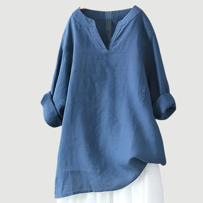 Women's Lightweight Summer Top with Breathable Fabric and Relaxed Fit