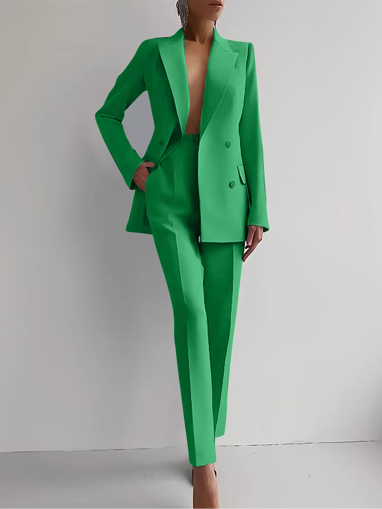 Blakely | Blazer and Slim Trousers Suit Set