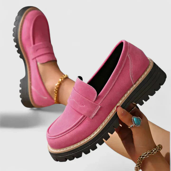 Women's Casual Loafers with Supportive Design and Flexible Sole
