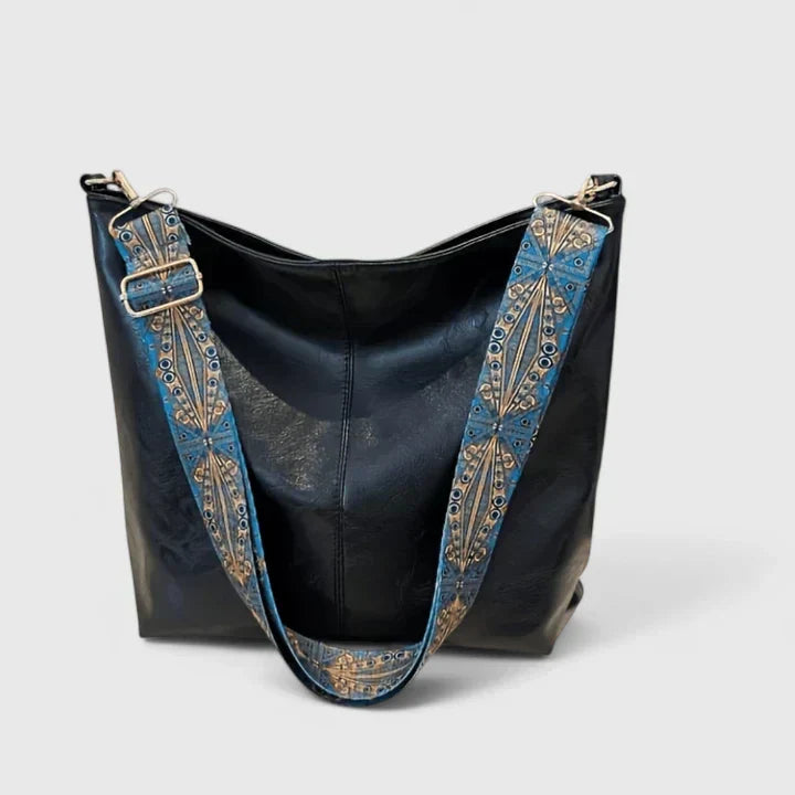 Women's Shoulder Bag with Unique Design and Functional Features