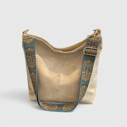 Women's Shoulder Bag with Unique Design and Functional Features