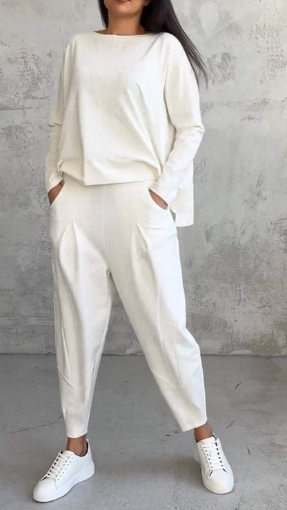 Rosalie | Lounge Set with Long Sleeve Top and Trousers
