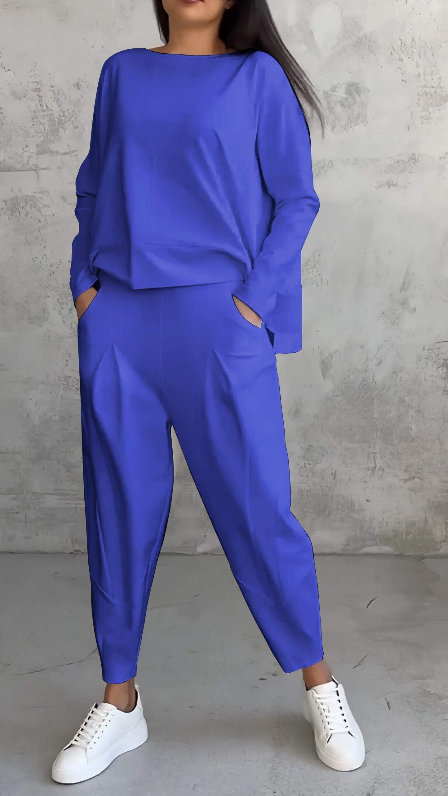 Rosalie | Lounge Set with Long Sleeve Top and Trousers