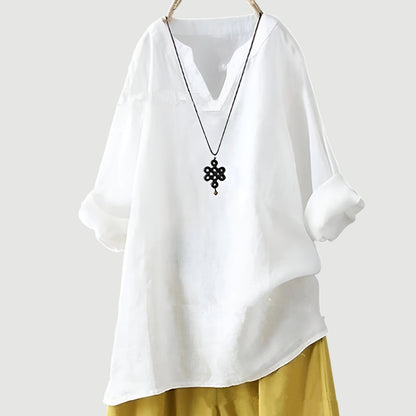 Women's Lightweight Summer Top with Breathable Fabric and Relaxed Fit
