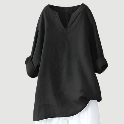 Women's Lightweight Summer Top with Breathable Fabric and Relaxed Fit
