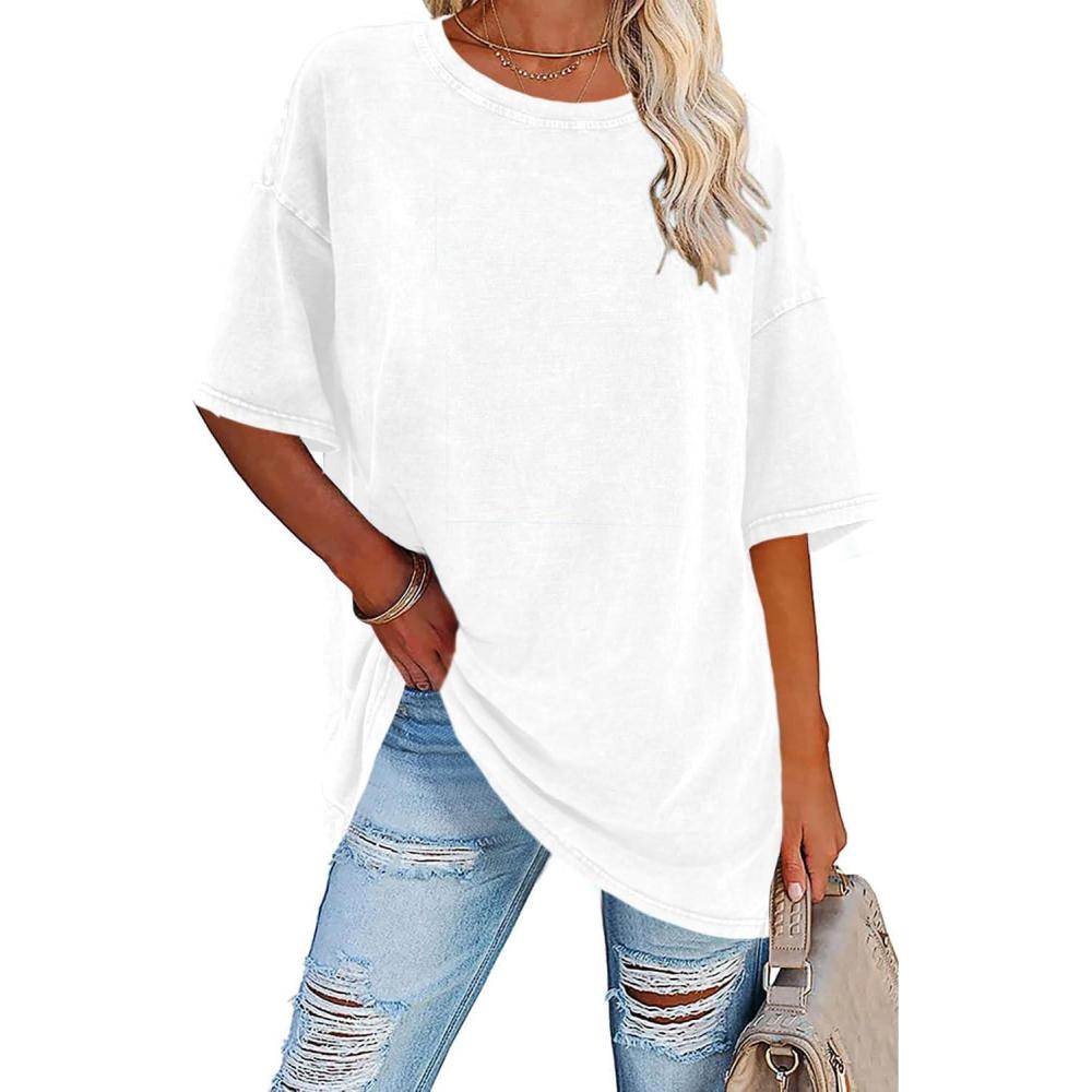 Women's Vintage T-Shirt with Oversized Fit and Soft Fabric