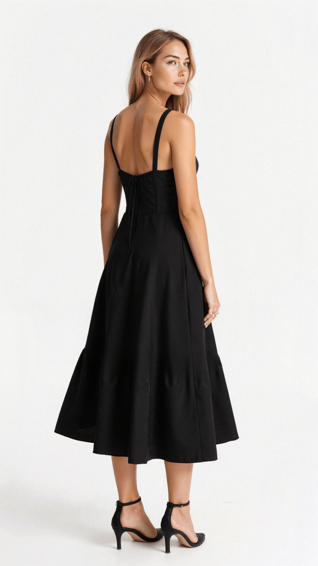 Elegant Waist Slimming Bustier Design Chiffon With Flattering A-Line Silhouette Wedding Dress