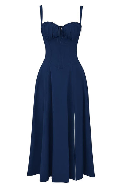 Elegant Waist Slimming Bustier Design Chiffon With Flattering A-Line Silhouette Wedding Dress