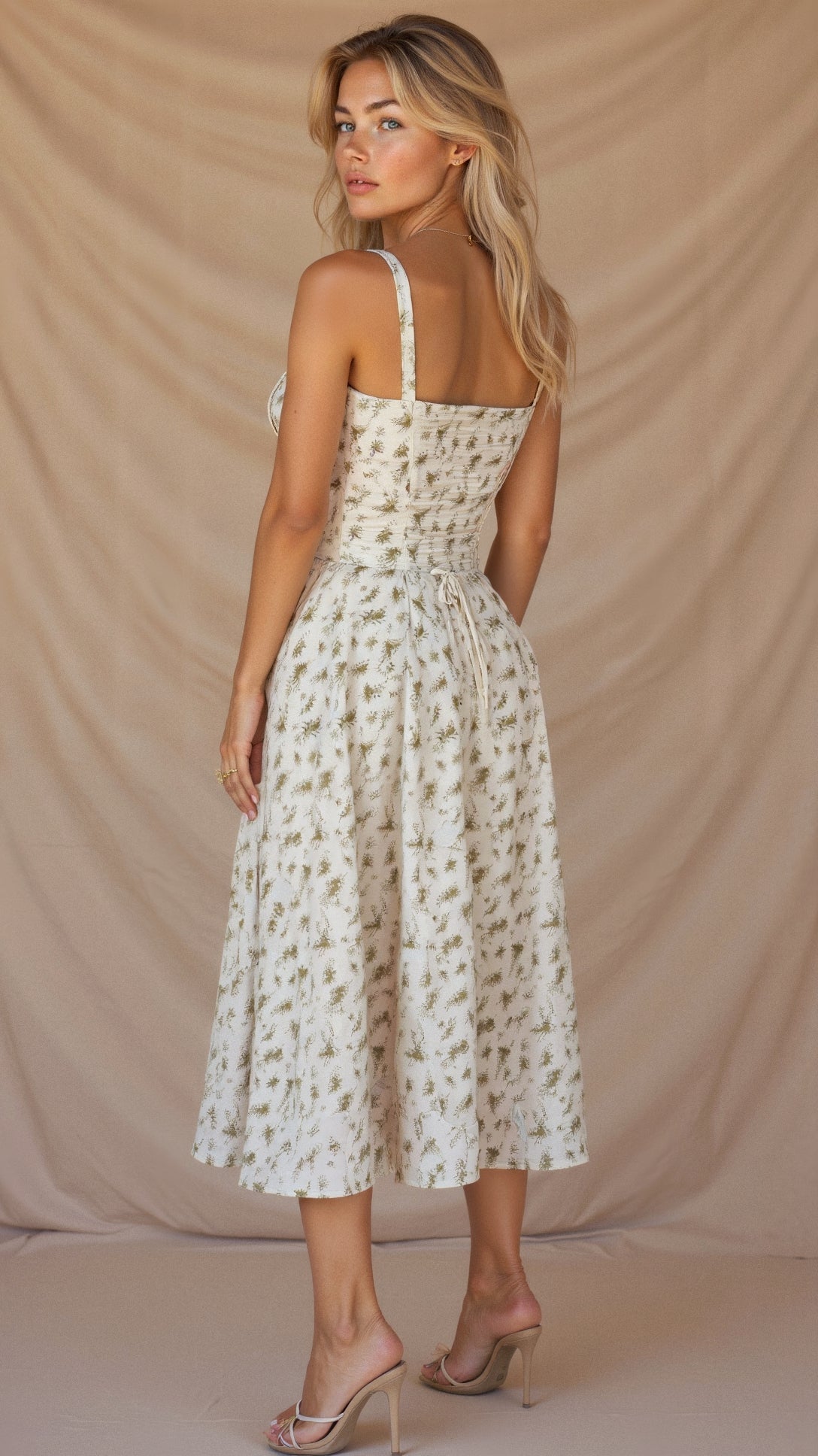 Elegant Waist Slimming Bustier Design Chiffon With Flattering A-Line Silhouette Wedding Dress
