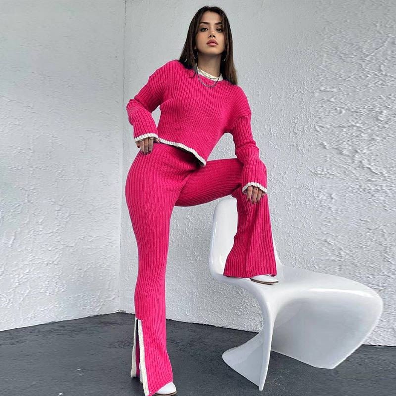 Fiona | Knitted Two-Piece Set with Relaxed Fit and Versatile Style