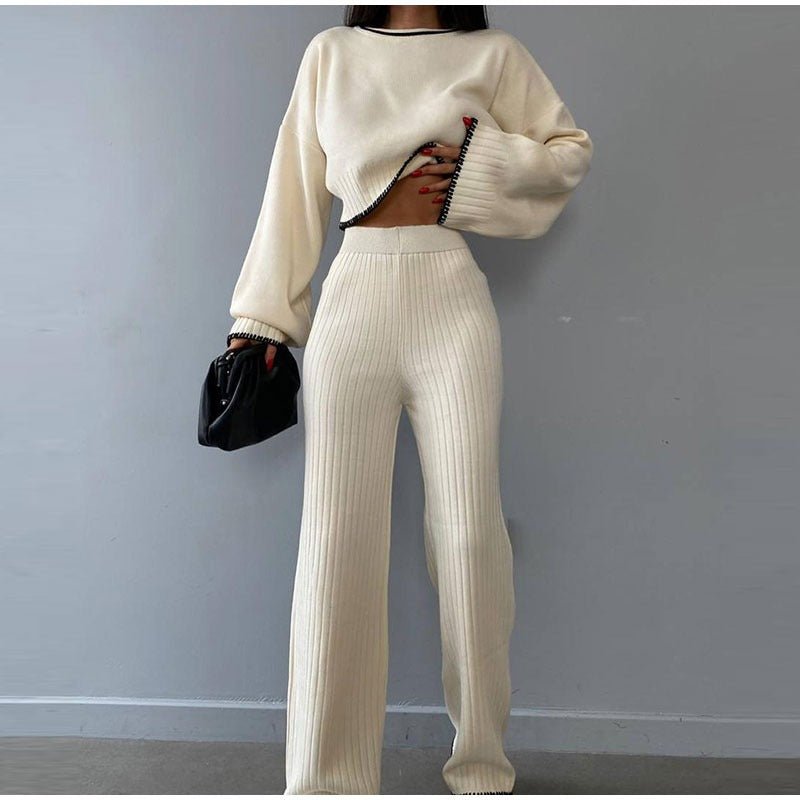 Fiona | Knitted Two-Piece Set with Relaxed Fit and Versatile Style