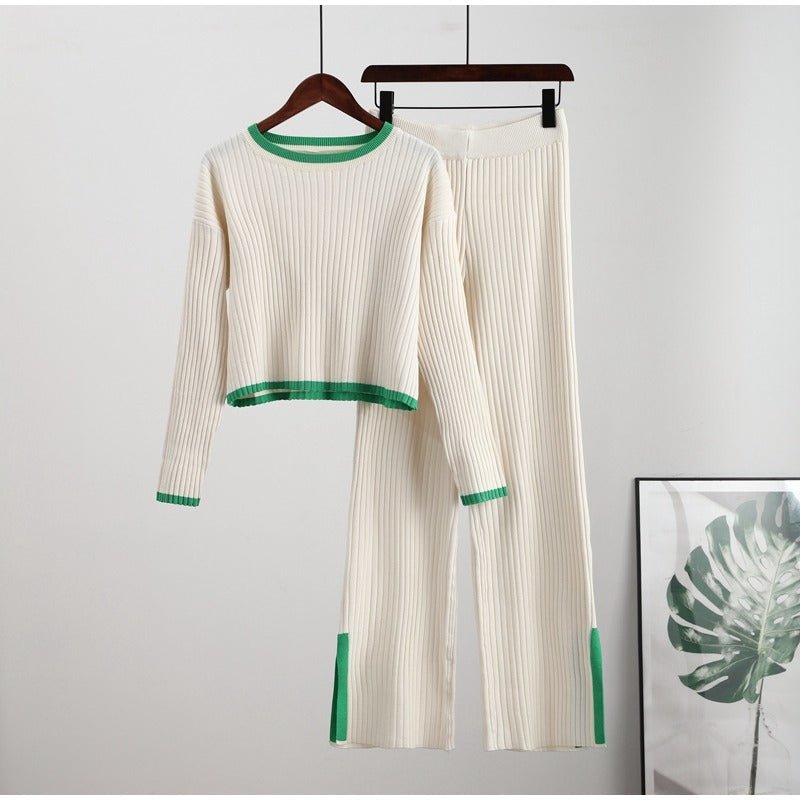 Fiona | Knitted Two-Piece Set with Relaxed Fit and Versatile Style