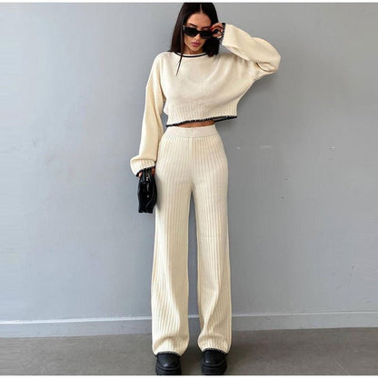 Fiona | Knitted Two-Piece Set with Relaxed Fit and Versatile Style