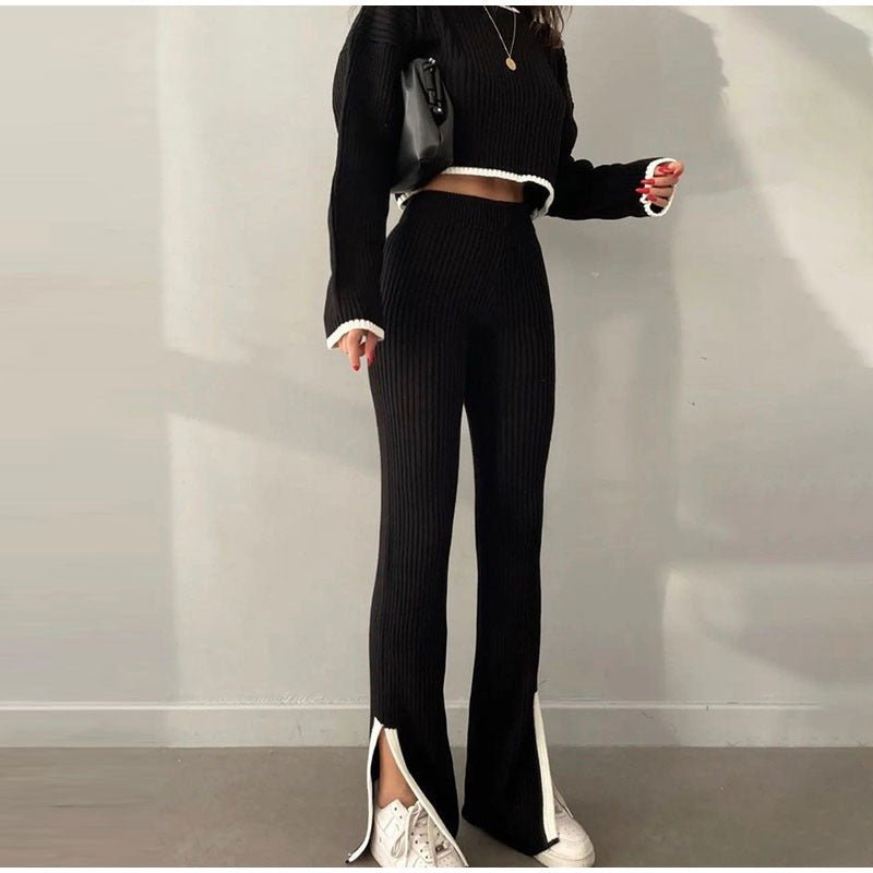 Fiona | Knitted Two-Piece Set with Relaxed Fit and Versatile Style