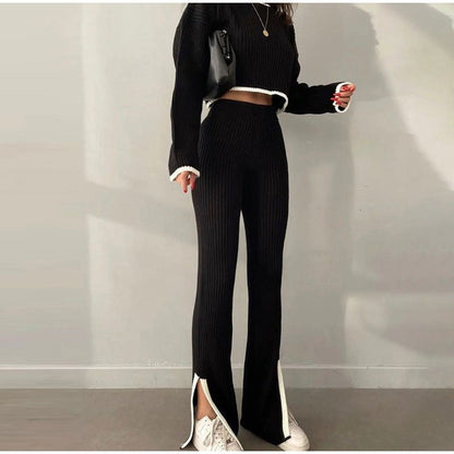 Fiona | Knitted Two-Piece Set with Relaxed Fit and Versatile Style