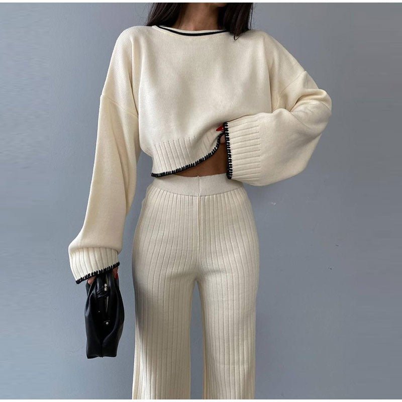 Fiona | Knitted Two-Piece Set with Relaxed Fit and Versatile Style