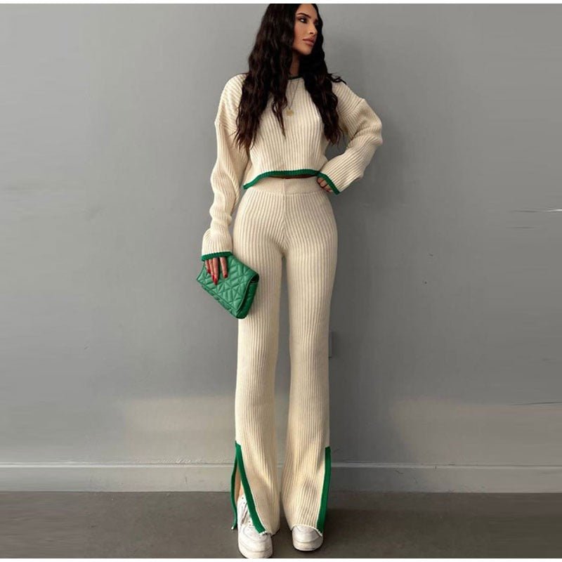 Fiona | Knitted Two-Piece Set with Relaxed Fit and Versatile Style
