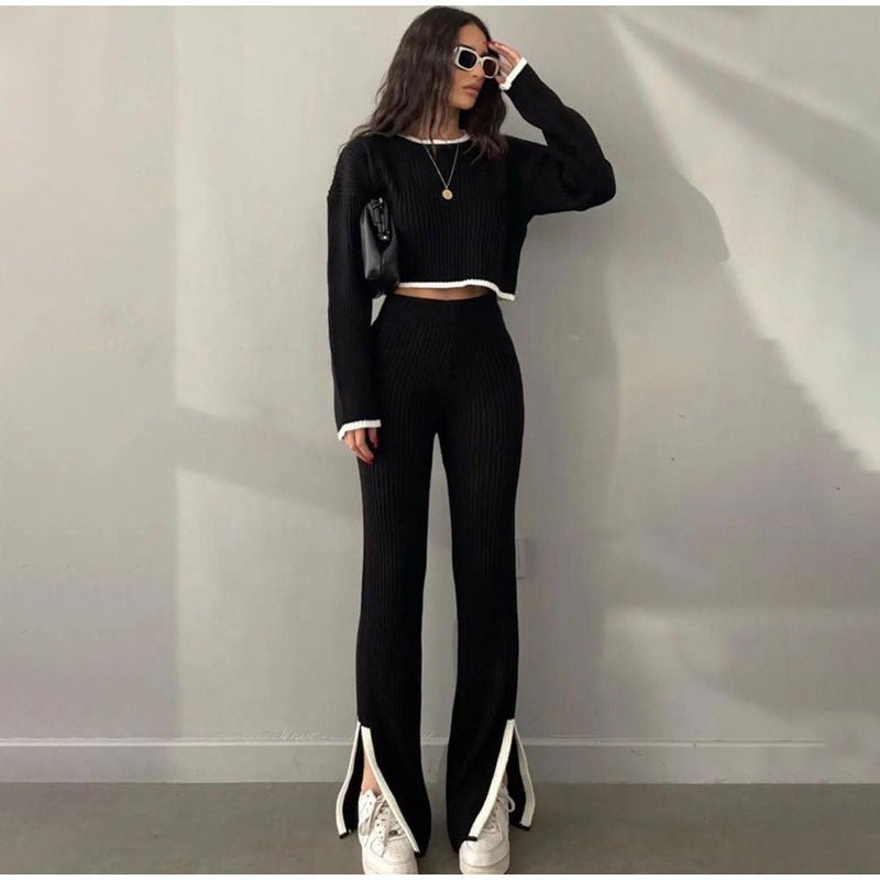 Fiona | Knitted Two-Piece Set with Relaxed Fit and Versatile Style