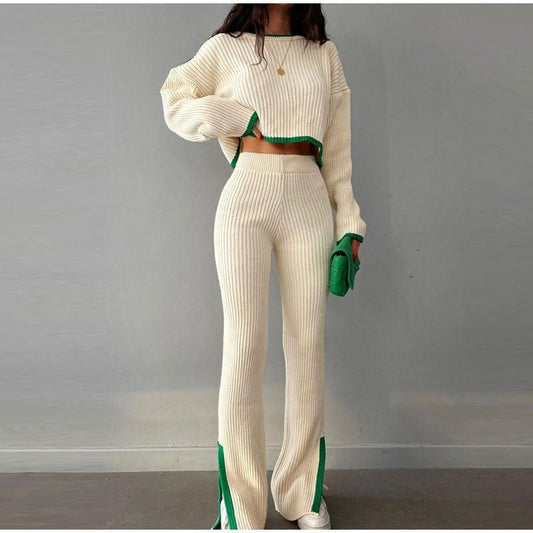 Fiona | Knitted Two-Piece Set with Relaxed Fit and Versatile Style