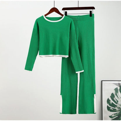 Fiona | Knitted Two-Piece Set with Relaxed Fit and Versatile Style