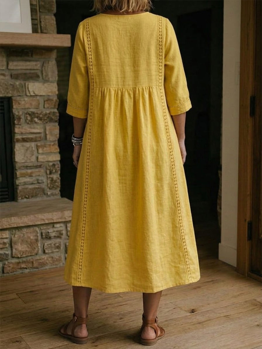 Ava | Flattering Denim Dress