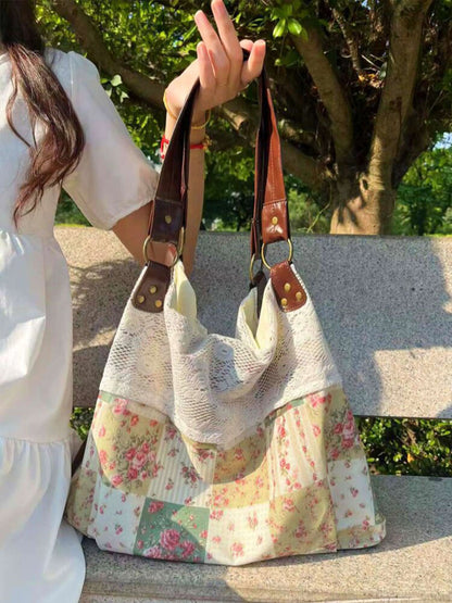 Patchwork Garden Tote Bag