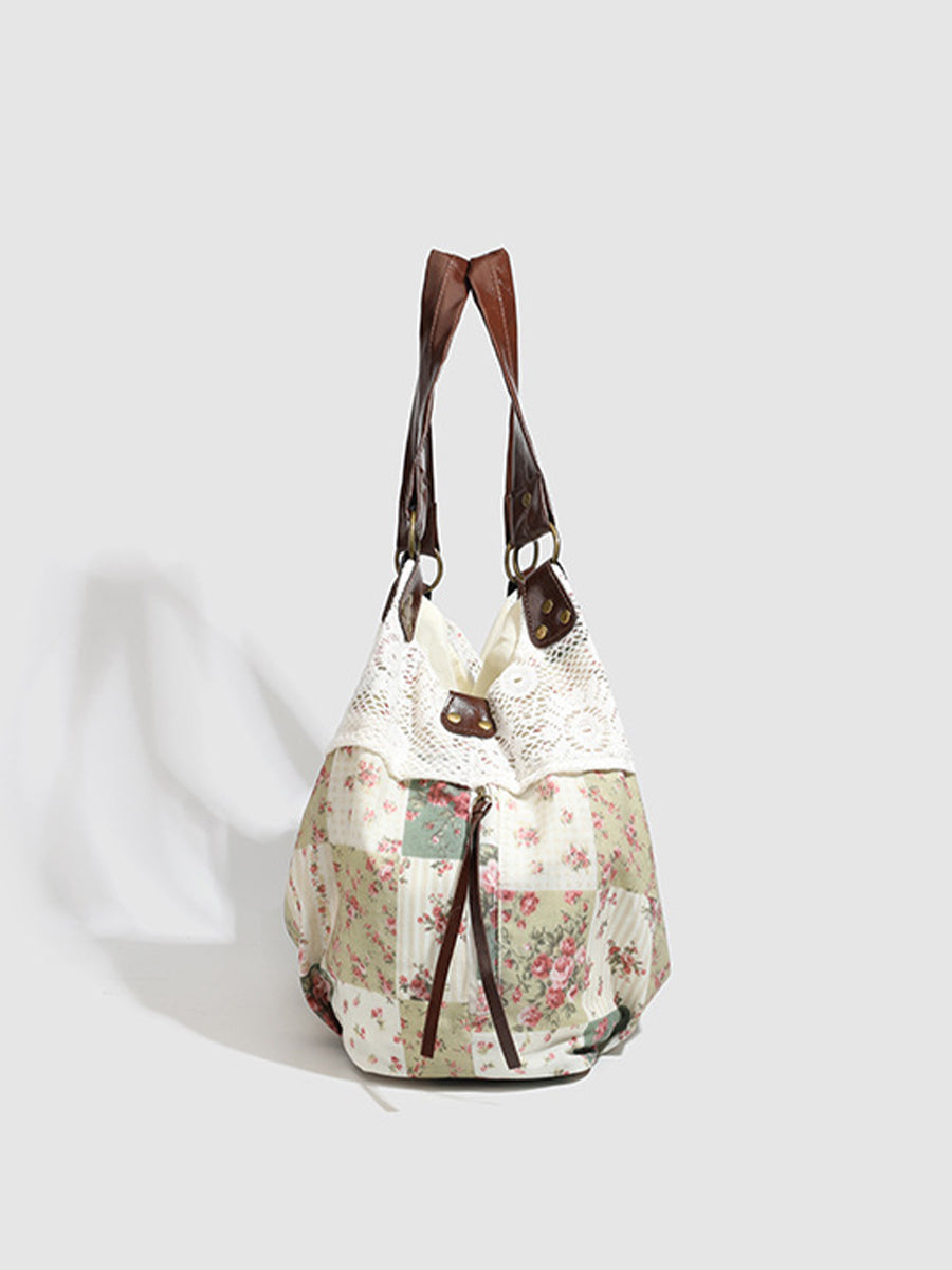 Patchwork Garden Tote Bag