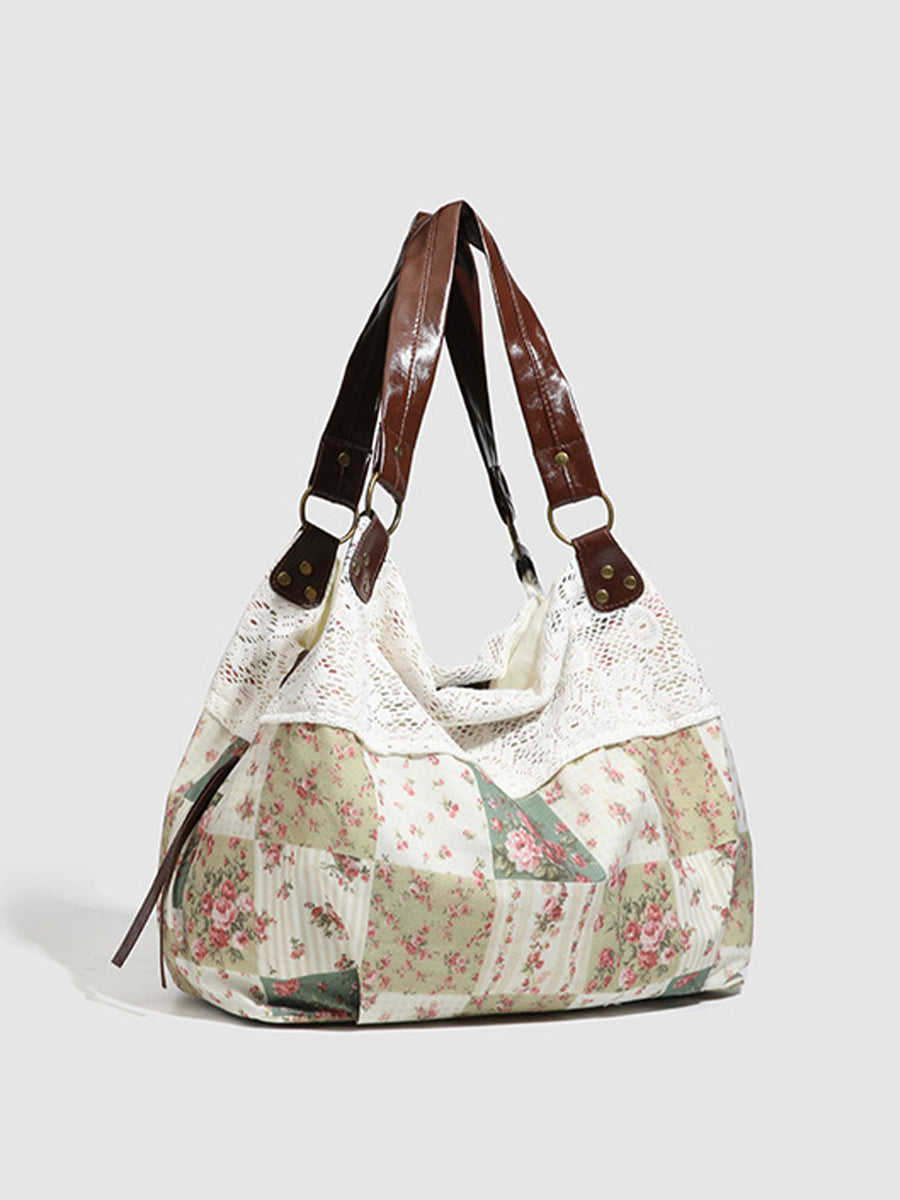 Patchwork Garden Tote Bag