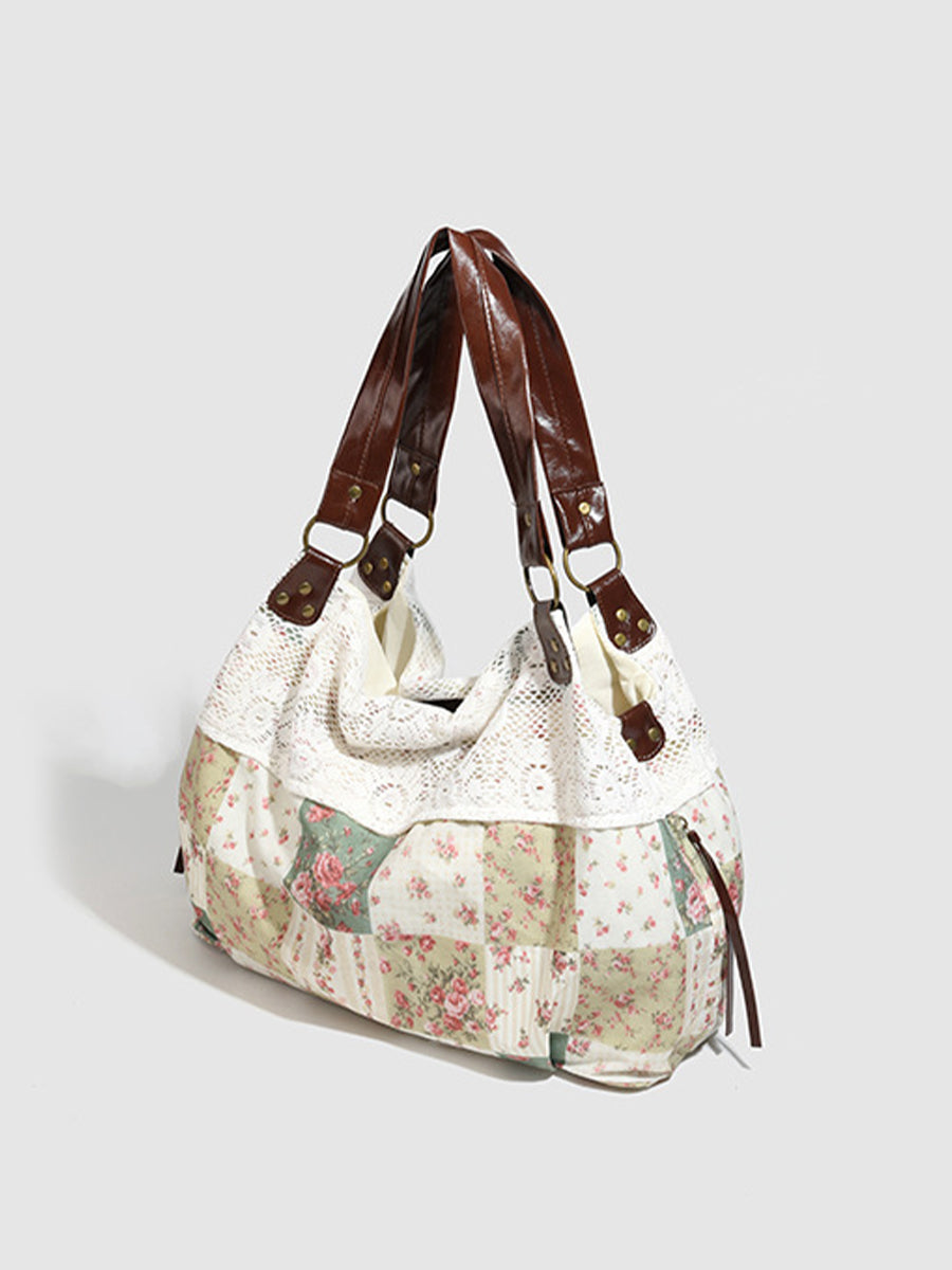 Patchwork Garden Tote Bag