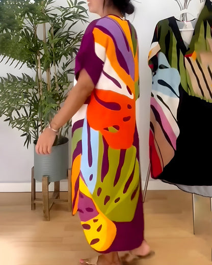 Women's Summer Dress with Sleeveless Design and Flowy Skirt