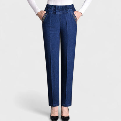Juniper | Stretch Jeans with Side Pockets and Elastic Waistband