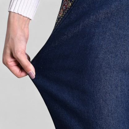 Juniper | Stretch Jeans with Side Pockets and Elastic Waistband