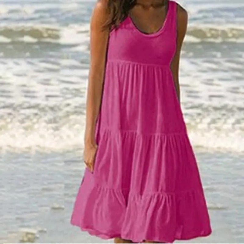 Women's Bodycon Dress with Open Back and Sleek Design