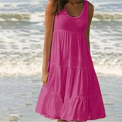 Women's Bodycon Dress with Open Back and Sleek Design