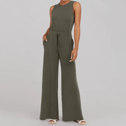 Clara | Jumpsuit with Adjustable Straps and Wide Legs