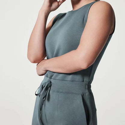 Clara | Jumpsuit with Adjustable Straps and Wide Legs