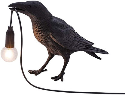 Black Bird Bedside Table Lamp