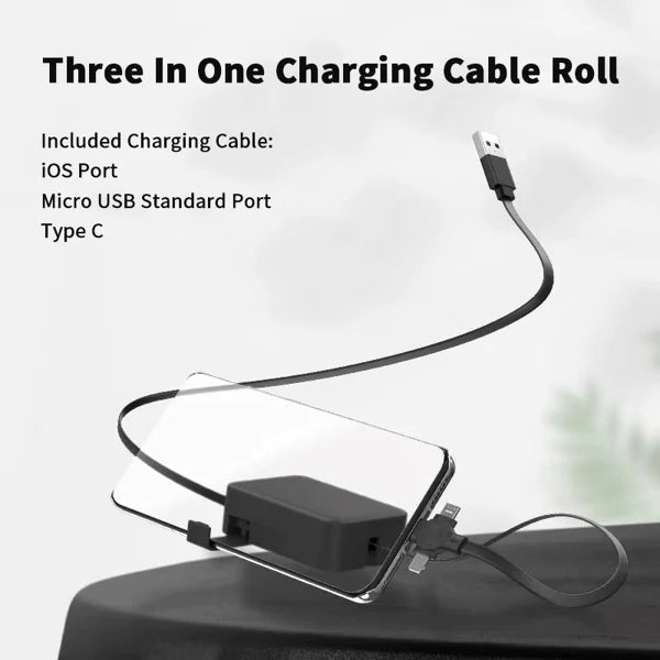 Hot Sale 50% OFF🔥Three In One Charging Cable Roll