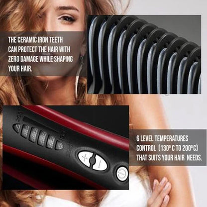 【LAST DAY SAVE 50%】Hair Straightener Styling Comb