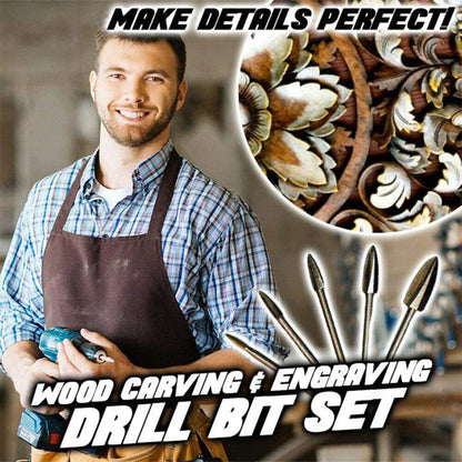 Carving & Engraving Drill Bit Set